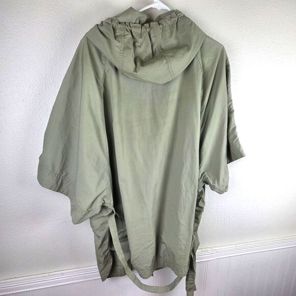 Women's LOFT Light Green Hooded Cotton Lightweight Jacket Size XL - Picture 8 of 11